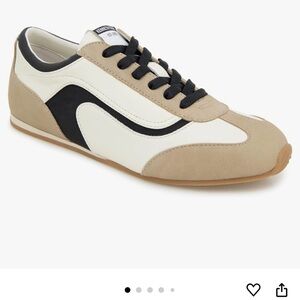 Kenneth Kole NY Beige and Black Casual Sneakers